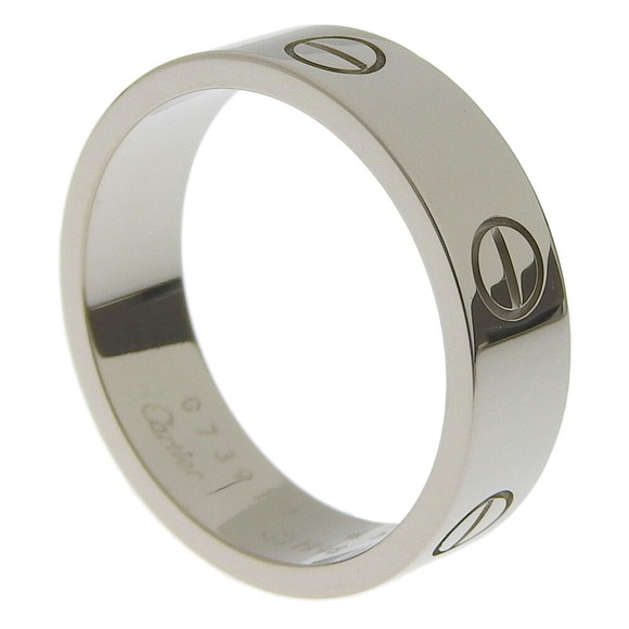 CARTIER Cartier love ring B4084700orB40226 K18 white gold No. 21 men's - Picture 3 of 6